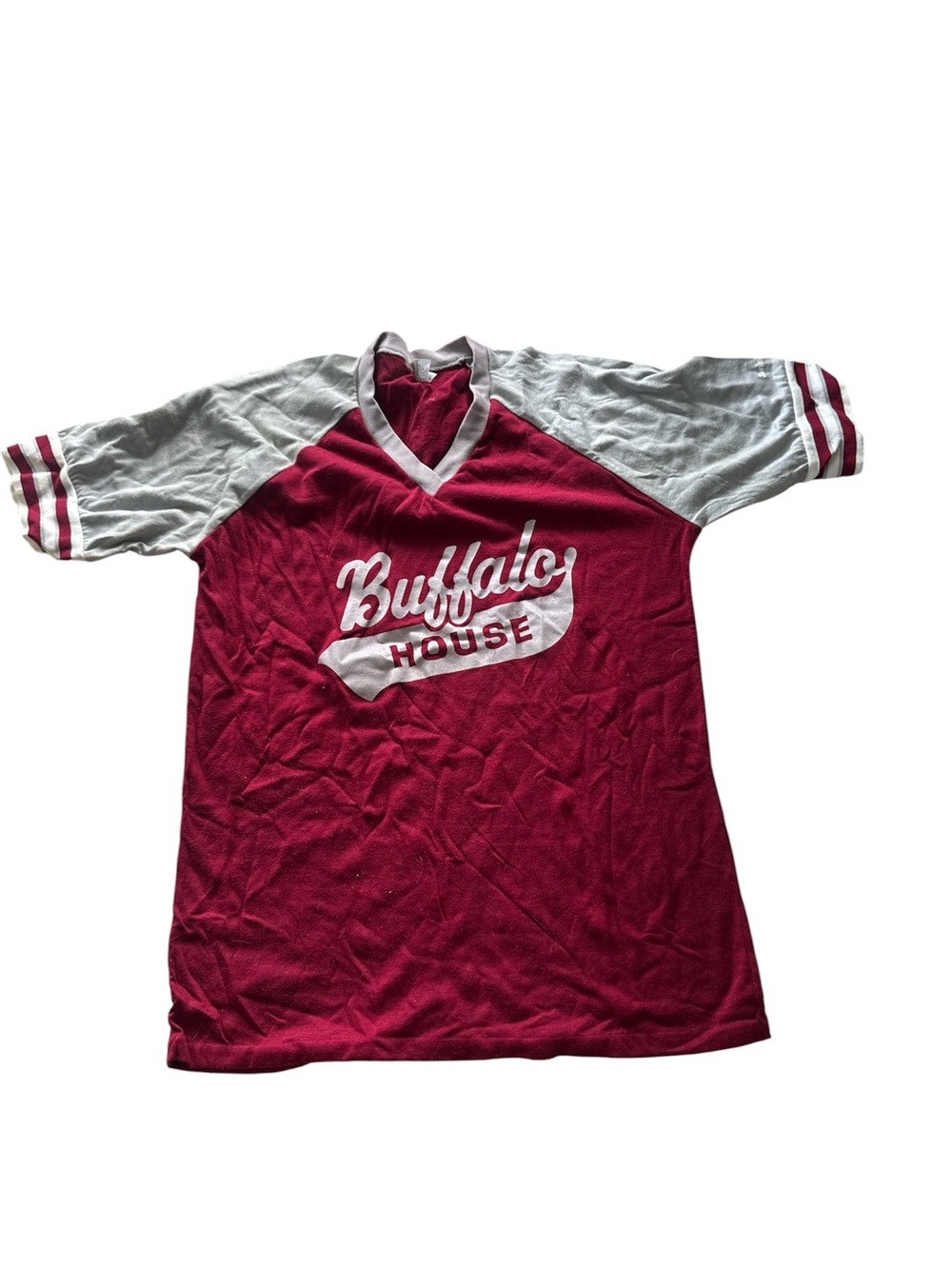 Vintage Buffalo House raglan Tee size M